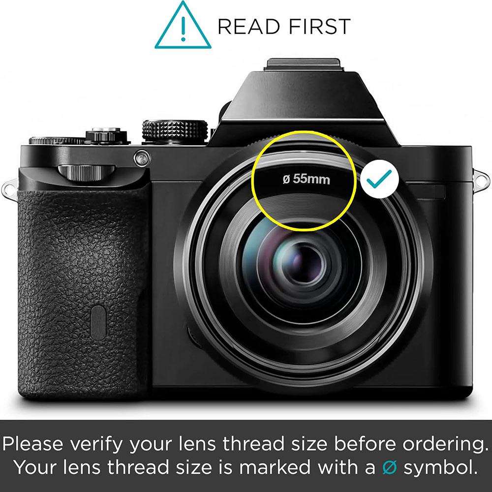 10 шт. 55 мм крышка для объектива с защелкой для объективов с диаметром фильтра 55 мм универсальная