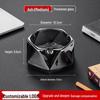 Crystal Glass Ashtray: Elegant, Fly-Repellent Design for Home or Office