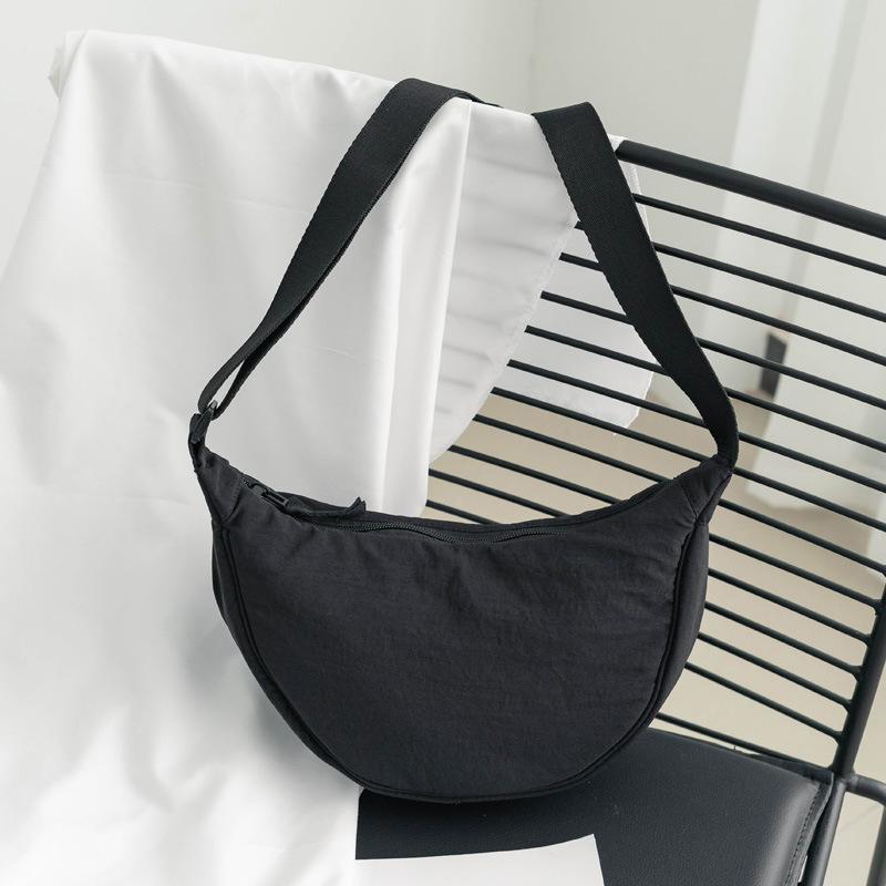 Versatile Nylon Crescent Shoulder Crossbody Bag Lightweight, Durable, Stylish 20+ Vibrant for Everyday Use, Travel, Outing