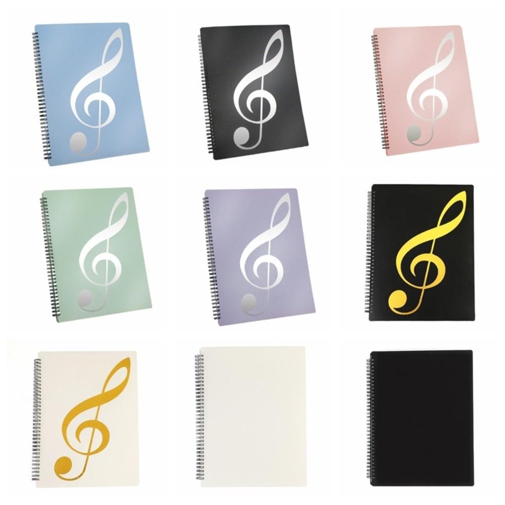 Detachable Multi-layer Music Score Folder 40 Pockets A4 Sheet Music Folder Note Folder