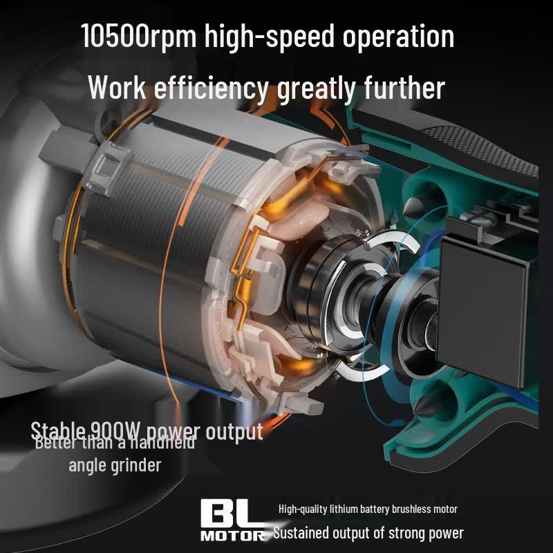 Dayi 20-8805G 6-дюймовая беспроводная бесщеточная циркулярная пила вилка CN (адаптер в комплекте)