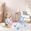 Interactive Baby Stroller Plastic Doll Stroller Trendy Dolls Pram  for Boys Girls Babies
