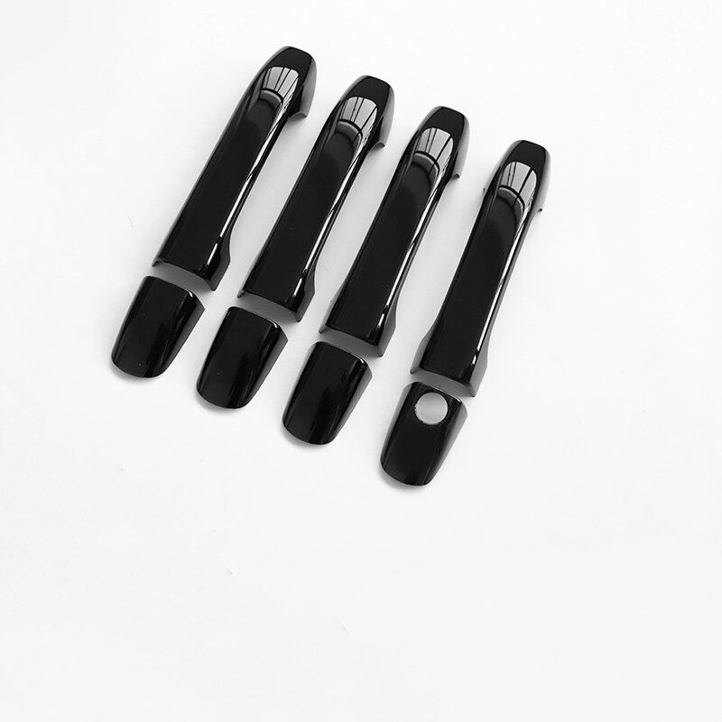 Глянцевый черный чехол на дверную ручку автомобиля для Mercedes Benz Vito W447 Metris Valente V-Class 2014-стайлинговые наклейки