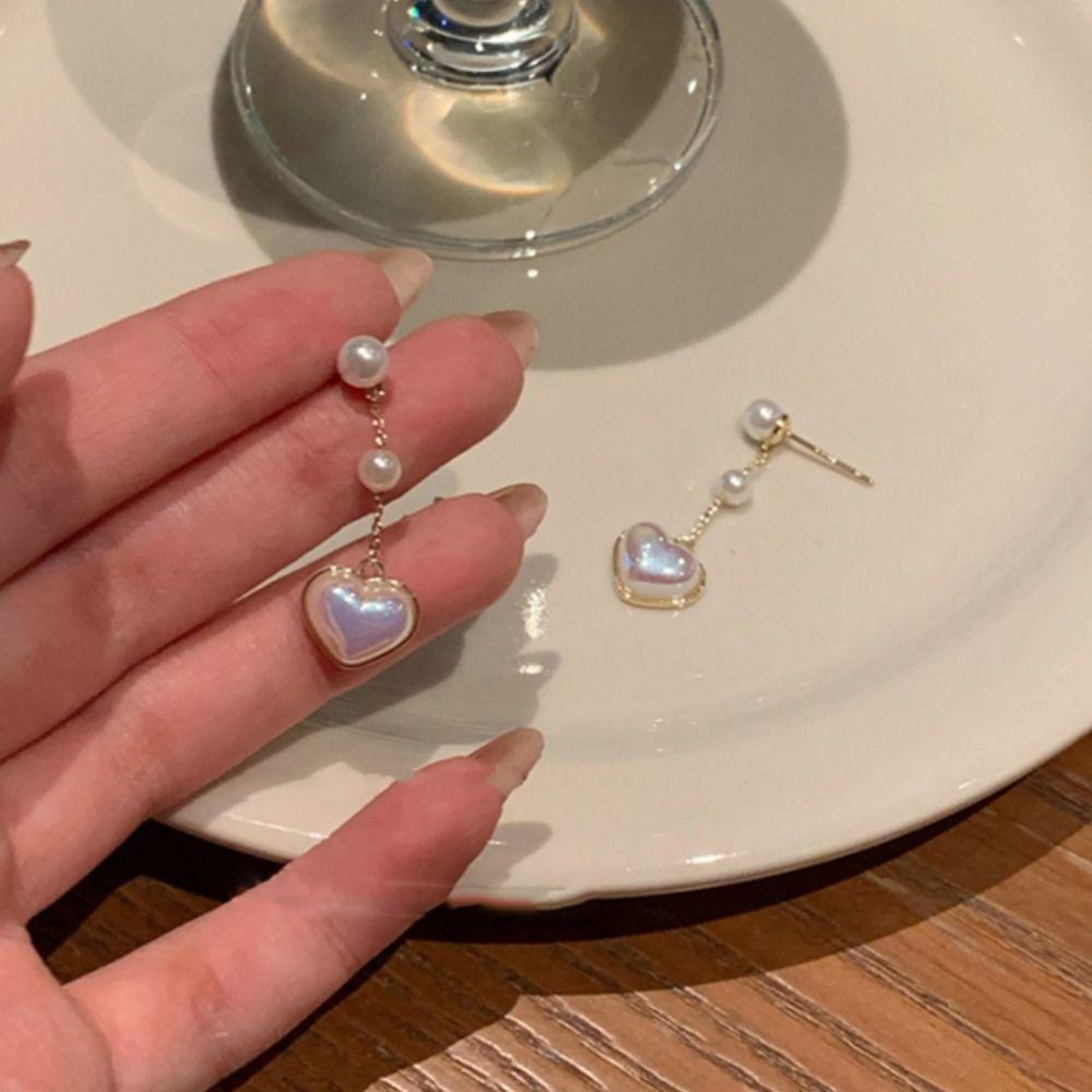 Lovely Mini Elegant Luxury Sweet Bow Ear Stud Ear Drop Korean Style Earrings Women Heart Earrings