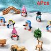 Gift Penguin Cake Topper Penguin Characters Toys Penguin Figures Collection Cake Decoration