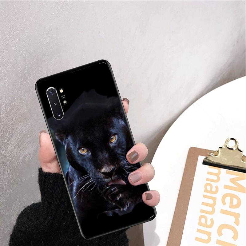 Чехол для телефона с изображением пантеры в виде животного для Samsung Note 7 8 9 20 Note 10 Pro lite 20ultra M20 M10