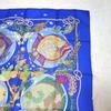 Used Undersea worldHERMES Hermes Scarf 90 Grs Fonds Scarf