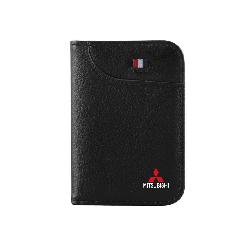cxpzhg1 Car Driving Document Bag ID Passport Card Wallet Card Pouch PU Leather for Mitsubishi Asx Lancer 10 Outlander 3 l200 Xpander