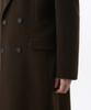 Musinsa Standard Cashmere Blend Daddy Shoulder Double Long Coat [Baroque Brown]