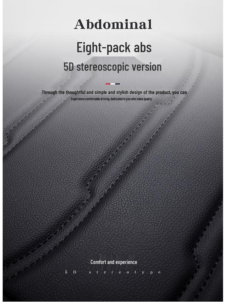 Universal Leather Car Seat Cushion - Washable, All-Season, Easy Care