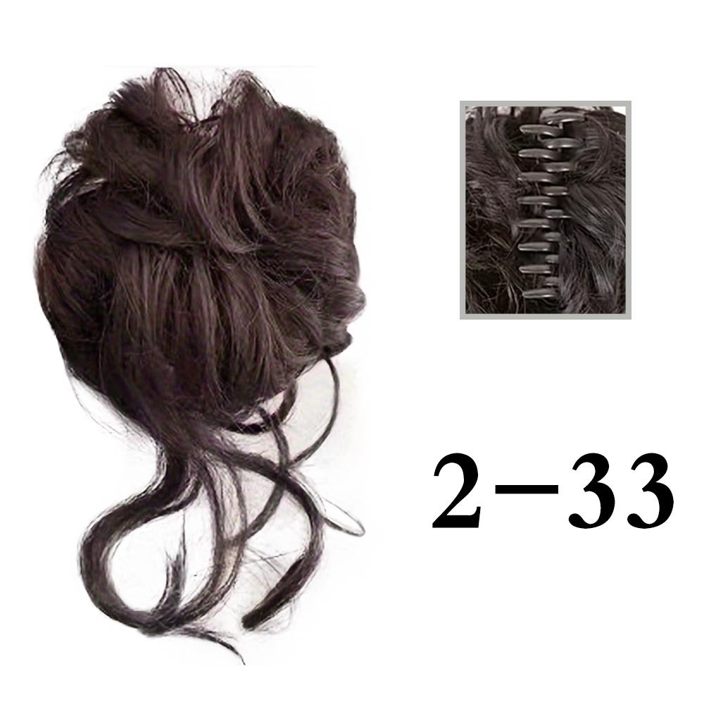 MERISIHAIR Синтетические растрепанные волосы, пучок, взлохмаченный зажим для парика, резинки для волос, наращивание, вьющиеся волнистые хвостики, заколки для волос, зажим для волос для женщин