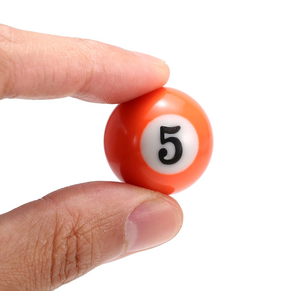 25ММ 38ММ Детский набор бильярдных шаров из смолы, маленький набор шаров для пула