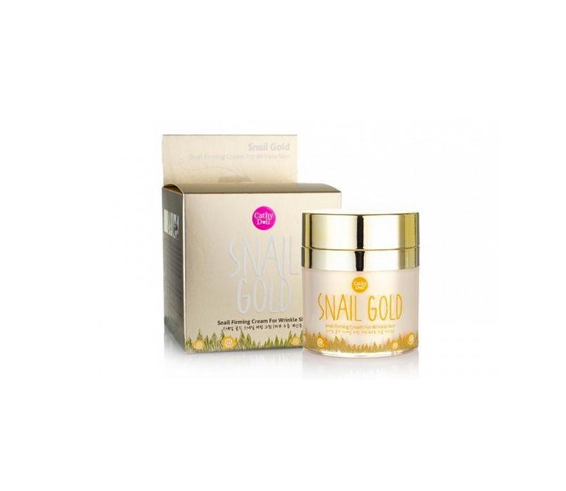 Cathy Doll Крем для лица Snail Gold Face Cream омолаживает благодаря содержанию улиточной слизи и золота.