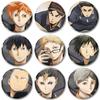 32/44/58mm Classic Anime Volleyball Boy Round Brooch Clothing Bag Lapel Pin Souvenir Soft Button Haikyuu Badge