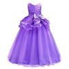 AOIF Long Dress for Perfect for Piano Formal Kindergarten Entrance and Weddings 20190 Children's Girls, Junior, Recitals, Parties, Concerts,