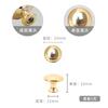 ABS Nordic Mushroom Kitchen Cabinet Door Handle Modern Simple Wardrobe Drawer Door Knobs and Solid Plastic Handles for Furniture