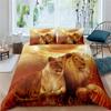 Wild Lion Digital Printed Bedding Set Soft Comforter Duvet Cover King Queen Twin Size Birthday Gift Adult Boy Bedroom Decoration