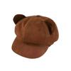 Unisex Cat Ear Octagonal Hat - Cute, Retro British Duckbill Style for Women & Painters