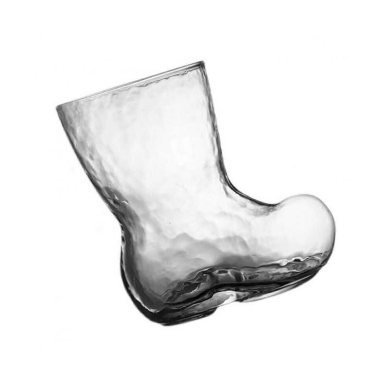 Boot Glass Cup Boot Shape Glass Cup Wine Glass for Party Christmas Celebration Glass Material
