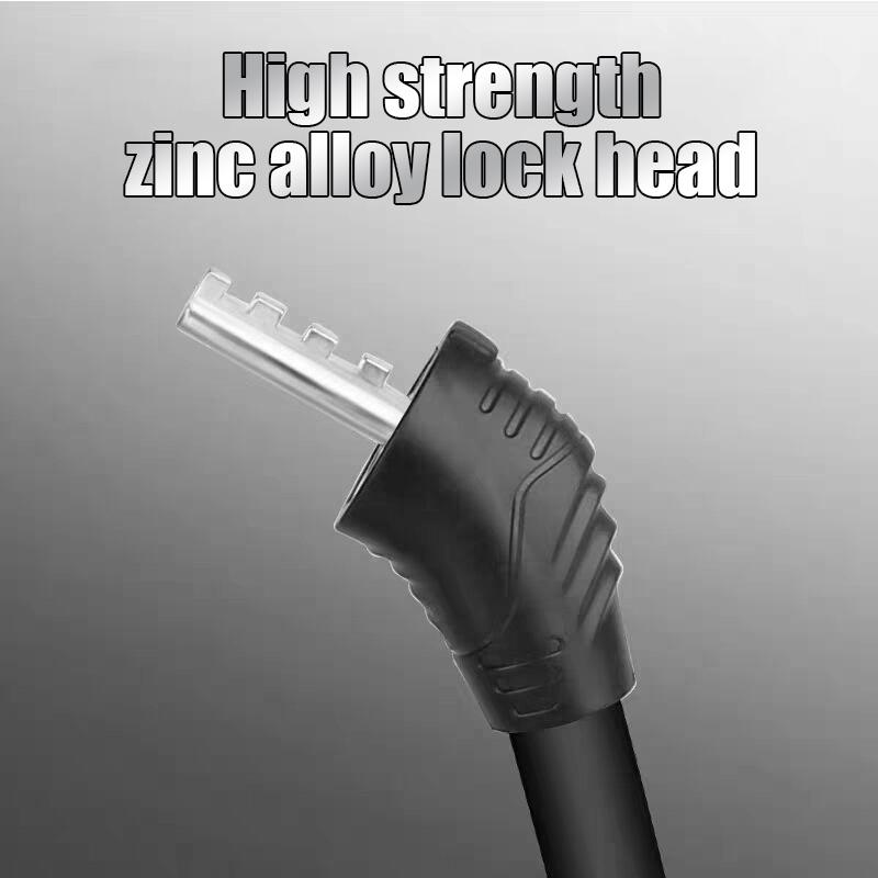 Аксессуары для велосипеда Велосипедный замок Противоугонный пароль для горного велосипеда, защитный тросовый замок, портативный кодовый навесной замок