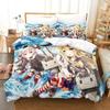 Комплект постельного белья Anime Kantai Collection, пододеяльник, стеганое одеяло, наволочка, одеяло размера king-size, комплект постельного белья для мальчиков и взрослых