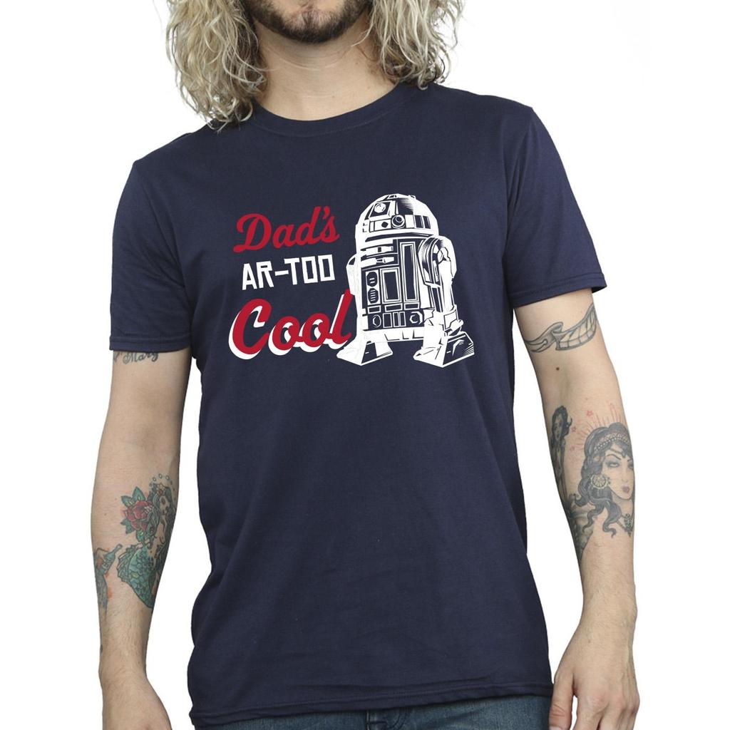 Star Wars Mens Dads R2 Cool T-Shirt