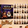 Halloween Advent Calendar 2026, Acrylic Ghost Blind Box Countdown Calendar with Daily Surprise Doors, Tabletop Holiday Decoration for Home Party Gift