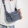 Denim Single-shoulder Bag Women's Lightweight Crossbody Bag Large-capacity Casual Bag Trendy Women's Bag