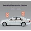 Масштаб 1/24 Mercedes Benz W140 320SEL Классический лимузин Сплав Литой Модель автомобиля Звук и свет Украшение для стола Подарок для друга Презент