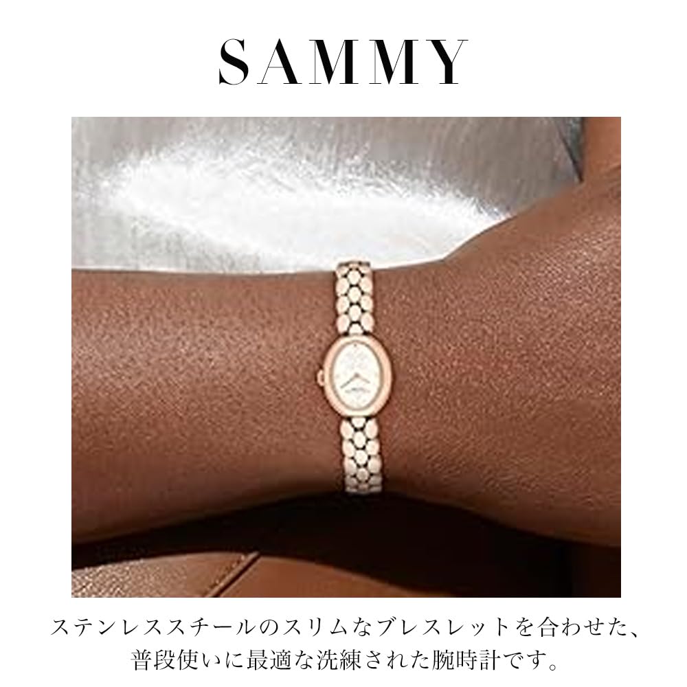 Часы SAMMY с циферблатом цвета розового золота и браслетом из нержавеющей стали 14504437 [Coach][Авторизованный импорт] Женские