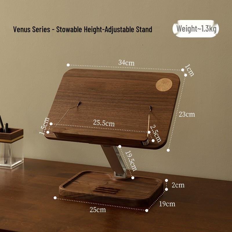 Adjustable Solid Wood Book Holder & Reading Stand for Children and Office