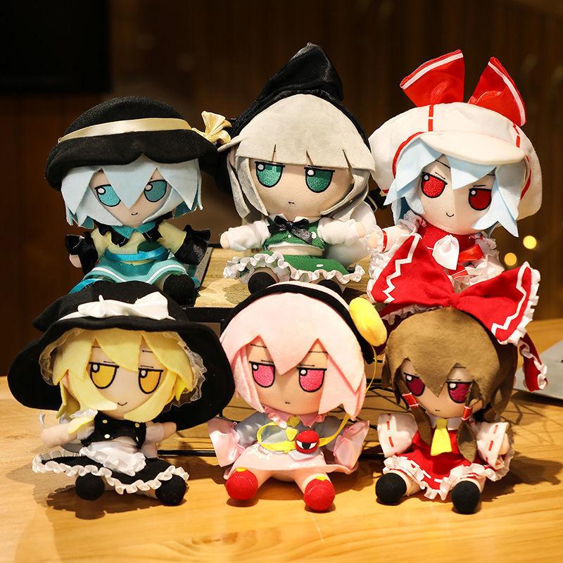 20 см Проект Touhou Хакурей Рейму Кирисаме Чирно Фумо Фландр Алая Аниме Периферия Плюшевые Игрушки Touhou Детские Подарки на День Рождения