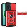 Для Xiaomi Redmi 10 5G Чехол Redmi 10 5G Обложка Redmi 10 5G Магнитное Кольцо Держатель Бронированный Чехол для Телефона Слайдер Защита Камеры Задняя Крышка