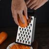Manual Cheese Grater Oval Handle Vegetable Shredder 4 Sides Vegetable Grater  Ginger