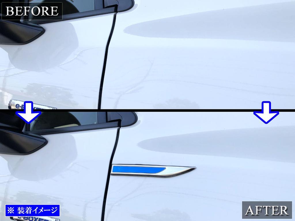 BRIGHTZ Impreza GU Super Mirror Нержавеющая сталь с покрытием Декоративная накладка на крыло [SID-ETC-SMA-014] GU6 GU7 GUD GUE