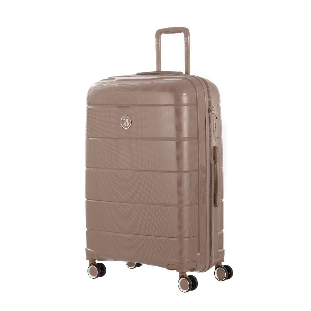 VALISE RIGIDE CHAMPAGNE CH3 GRANDE (TAILLE L)
