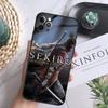 S-Чехол для телефона Sekiro Shadows Die Twice для iPhone 16,15,14,13,12 Mini 11 Pro XR,X,XS,MAX 7,8 Plus Силиконовый чехол Мягкий Черный