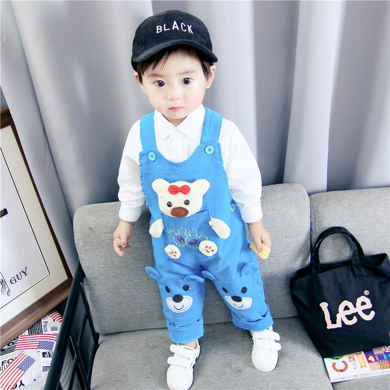 Детская модная одежда для маленьких мальчиков и девочек, джинсовые хлопковые джинсы, комбинезоны, повседневные брюки