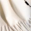 Роскошный зимний однотонный женский шерстяной шарф, теплый, утолщенный, кашемировая шаль, накидка, модная кисточка, пашмина, уличные ветрозащитные шарфы