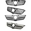 For Mercedes ML W166 2012-2015 Front Bumper Grille ABS Gloss Black Sport Mesh Grill Tuning Accessories ML300 ML350 ML400