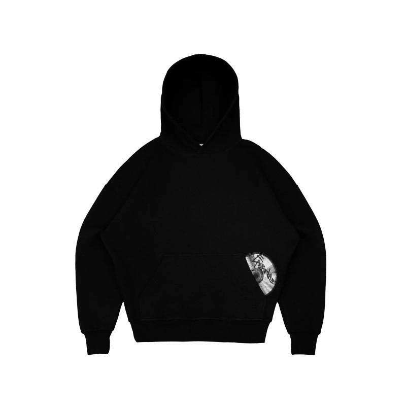 Y2K Streetwear Hooded Sweatshirt Jogger Pants Set Unisex Oversized Graphic Print Tracksuit Teens