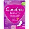 Carefree Plus Large Panty Liners, Fresh Scent 48 Pcs