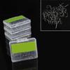 100Pcs Worm Hook Barbed Mini Hard Sea Fishing Hook for Enthusiast