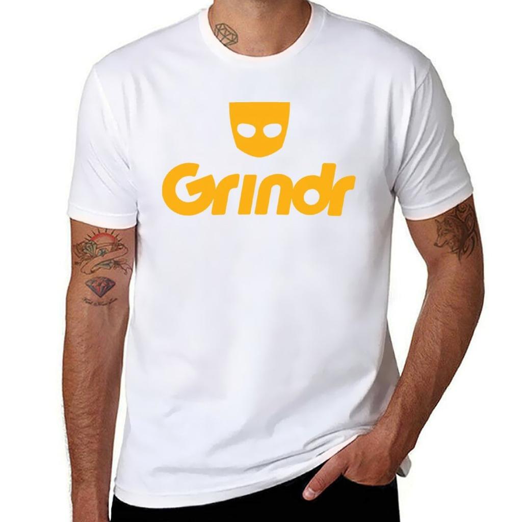 logogrindr TShirt man t shirts cotton cotton tshirt 100 TShirt
