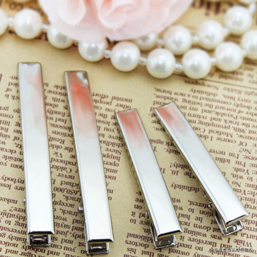 10 шт. горячая распродажа зубчатые банты плоские шпильки заколки для волос металлические