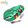 Children's Classic Iron Wind Up Clockwork Toy Jumping Frog Retro Toy Puzzle Education Children's Kids Gift