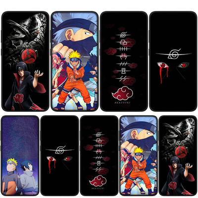 Чехол для iPhone 15 14 Xiaomi Redmi Note 13 12 11 Pro Max X 8 7 9 XR Samsung Galaxy S24 S23 9C OPPO A15 Huawei чехол для телефона с рисунком Наруто Итачи Саске