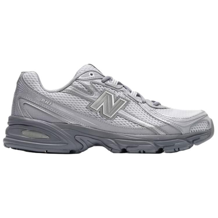 New Balance NB 740 Текстиль, Искусственная кожа Дышащие Легкие Низкие Беговые кроссовки Унисекс Белый/Светло-серый U7408PL