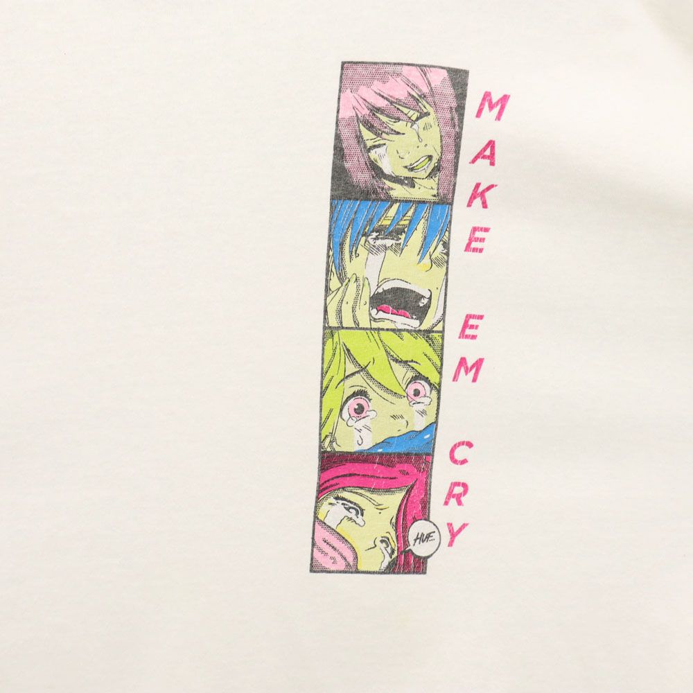 HUF Футболка с длинным рукавом XL белая Ron T Мужская Б/У