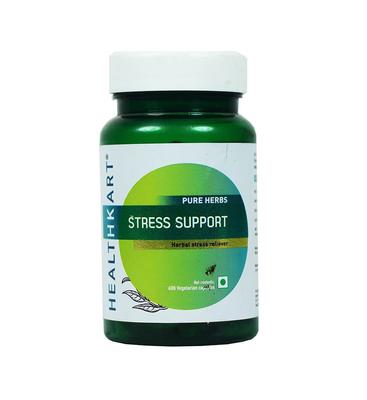 Смесь трав (60 кап), Pure Herbs Stress Support,